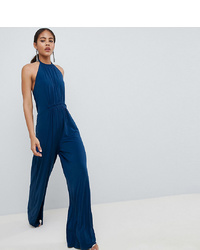 Asos Tall Asos Design Tall Slinky Jumpsuit With Gathered Waist