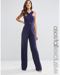 Asos Tall Asos Tall Jumpsuit With Cross Front