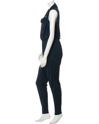 Lanvin Asymmetrical Draped Jumpsuit
