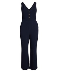 Chelsea28 Button Front Jumpsuit