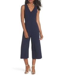 Vince Camuto Crepe Cropped Jumpsuit