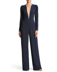 Dress the Population Drew Plunging Illusion Jumpsuit A Low Cut Neckline Is The Focus Of This Sophisticated A Low Cut Neckline Is The Focus Of This Sophisticated A Low Cut Neckline Is The Focus Of This Sophisticated A Low Cut Neckline Is The Focus Of This Sophisticated A Low 