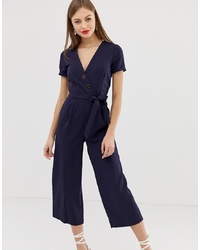 Oasis Jumpsuit With Belt In Navy