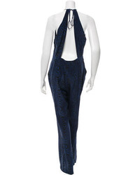 Diane von Furstenberg Printed Silk Jumpsuit