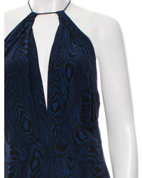 Diane von Furstenberg Printed Silk Jumpsuit