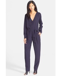 See by Chloe See By Chlo Belted Sanded Crepe Jumpsuit