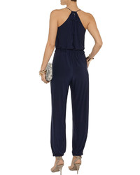 T-Bags LosAngeles T Bags Gathered Stretch Jersey Jumpsuit