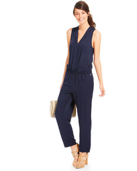 Tommy Hilfiger Zip Front Sleeveless Jumpsuit