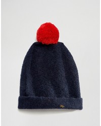 Tommy Hilfiger Knitted Beanie With Detachable Pom In Two Colors