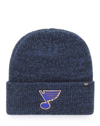 '47 Navy St Louis Blues Brain Freeze Cuffed Knit Hat At Nordstrom