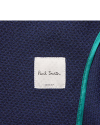 Paul Smith Blue Soho Slim Fit Knitted Wool Blazer