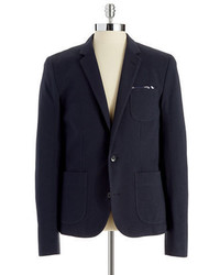 Bruun And Stengade Montreal Knit Two Button Blazer