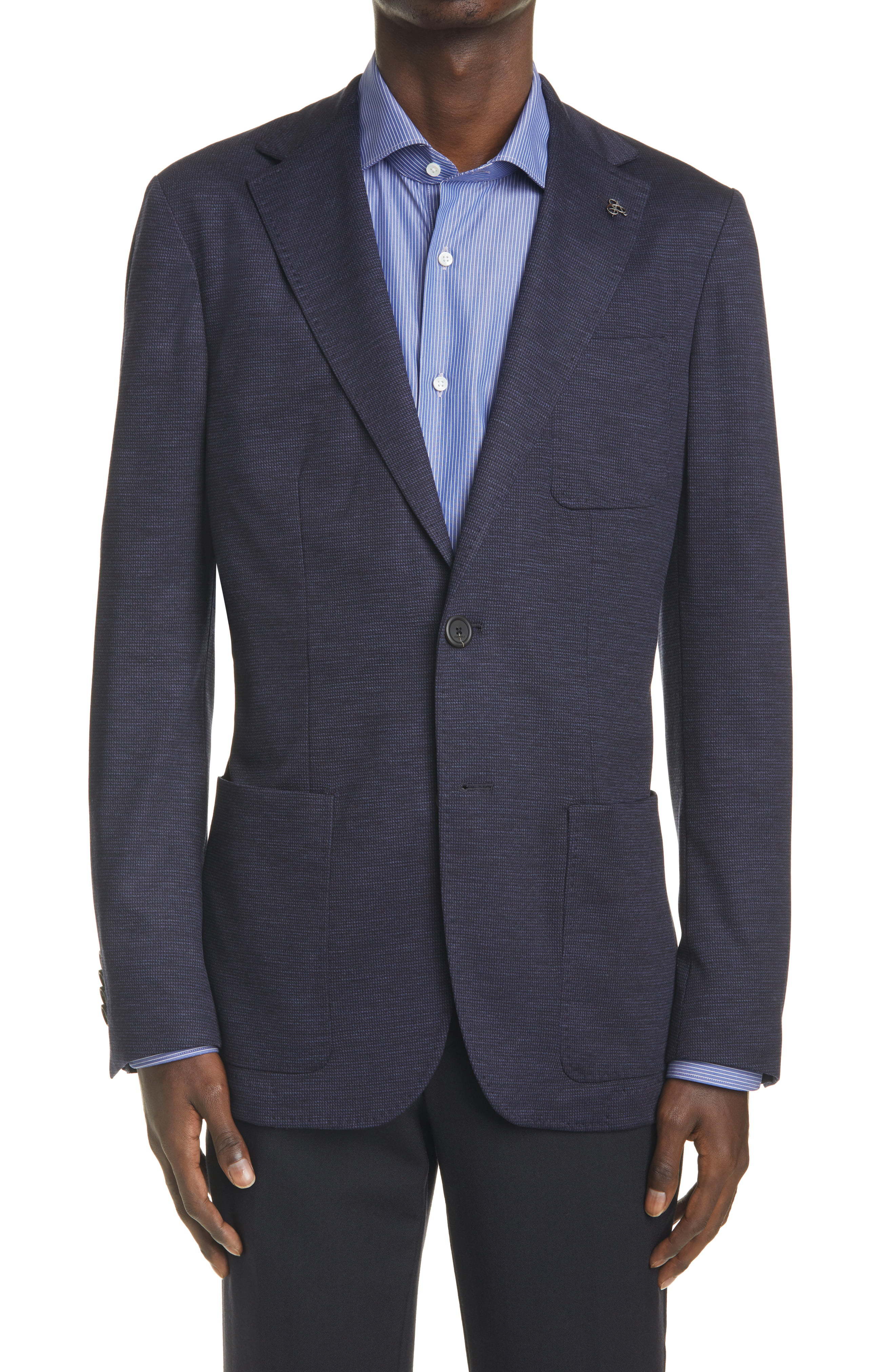 Canali Classic Fit Solid Knit Blazer, $475 | Nordstrom | Lookastic