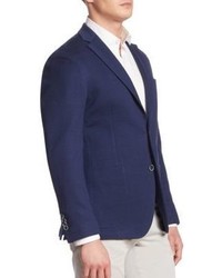 Saks Fifth Avenue Collection Knit Checkered Jacket