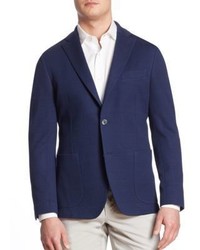 Saks Fifth Avenue Collection Knit Checkered Jacket