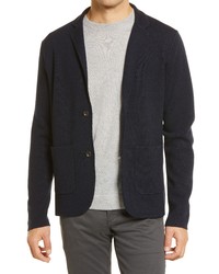 Amicale Milano Wool Cardigan In Navy At Nordstrom