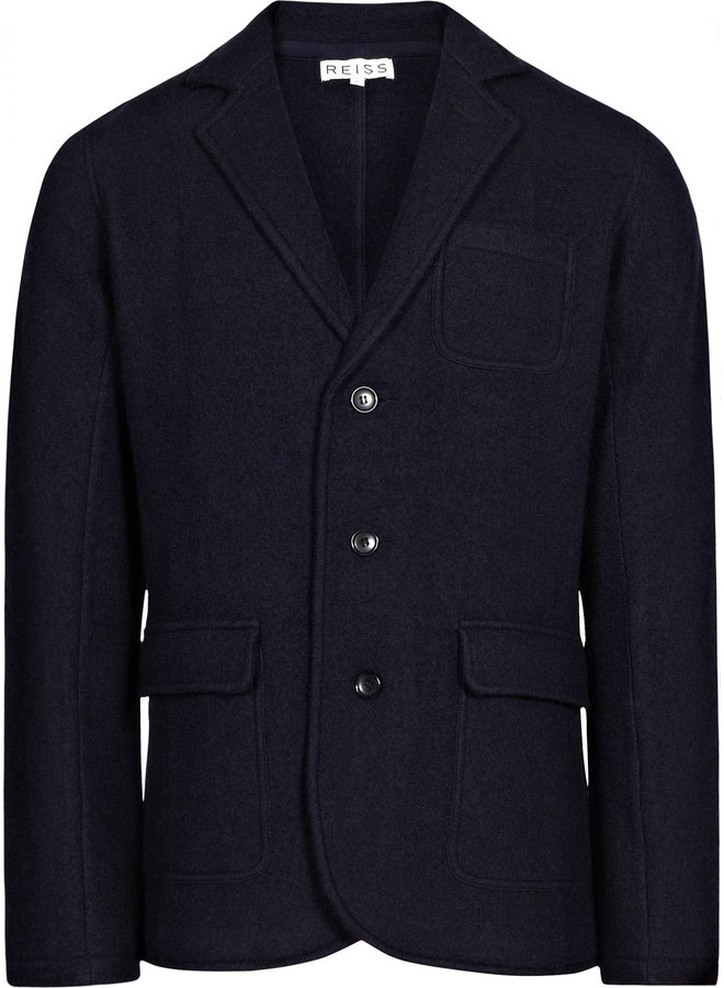 Reiss Ray Knitted Blazer, $300 | Reiss | Lookastic