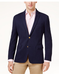 Brooks Brothers Red Fleece Classic Fit Pique Knit Blazer