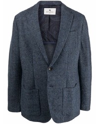 Etro Single Breasted Knitted Blazer