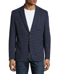 English Laundry Two Button Dotted Blazer Navy
