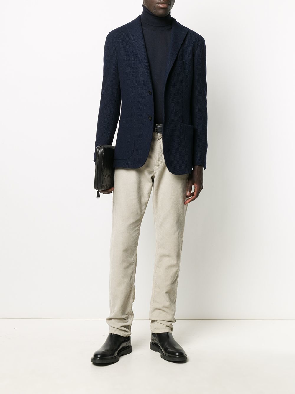 Boglioli Waffle Knit Blazer, $657 | farfetch.com | Lookastic