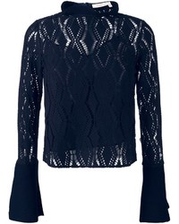 See by Chloe See By Chlo Open Diamond Knit Top