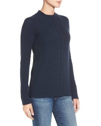 AG Jeans Ag Leon Cable Knit Merino Wool Cashmere Sweater
