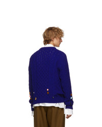 Loewe Blue Stone Cable Sweater