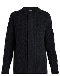 ADAM by Adam Lippes Adam Lippes Wool And Cashmere Blend Cable Knit Cardigan