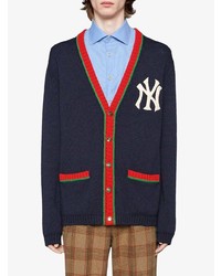 Gucci Cardigan With Ny Yankees Patch