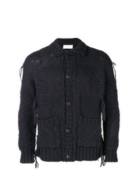 Maison Flaneur Distressed Buttoned Up Cardigan