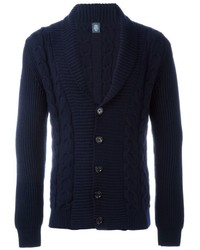 Eleventy Cable Knit Cardigan