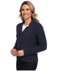 Woolrich Hannah Short Cable Cardigan Sweater