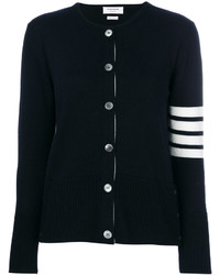 Thom Browne Knitted Long Sleeved Cardigan