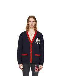 Gucci Navy Ny Yankees Edition Cardigan