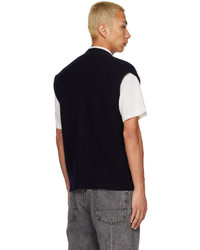 Lisa Yang Navy The Hubert Cardigan