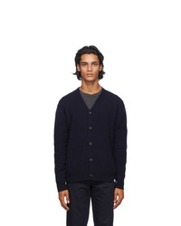 Norse Projects Navy Wool Adam Cardigan