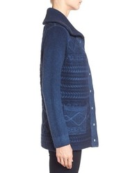 Nordstrom Collection Wool Cashmere Cable Knit Cardigan