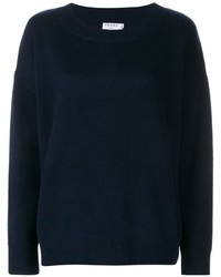 Navy Knit Cashmere Sweater