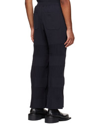 CFCL Navy Fluted 1 Trousers