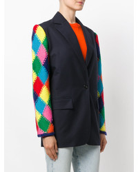 Mira Mikati Knitted Sleeve Blazer