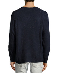 One Teaspoon Mr James Knit Sweater Indigo
