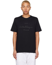 Ferragamo Black 1927 Signature T Shirt