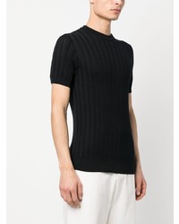 Brioni Cable Knit Cotton T Shirt