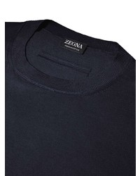 Zegna Fine Knit Short Sleeve T Shirt