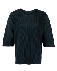 Homme Plissé Issey Miyake Knitted Short Sleeved T Shirt
