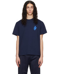 JW Anderson Navy Anchor Patch T Shirt