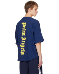 Palm Angels Navy Oversized T Shirt
