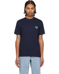 A.P.C. Navy Raymond T Shirt