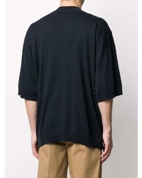 Maison Flaneur Round Neck Knitted T Shirt